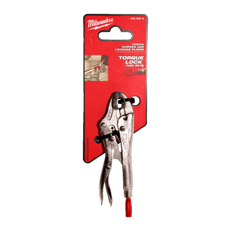 Купити Затискач Torque Lock MILWAUKEE, діаметр 18мм, (закруглені губки), 72мм. Офіційний магазин Мілвокі Україна, фірмова гарантія з доставкою по Украіні