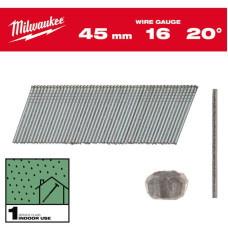Купити Набір цвяхів для нейлера 15G/20 /32мм (2000 шт) MILWAUKEE. Офіційний магазин Мілвокі Україна, фірмова гарантія з доставкою по Украіні