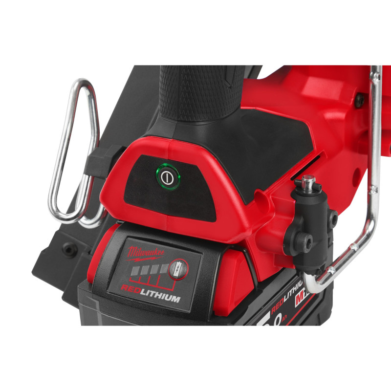 Купити Пістолет цвяхозабивний акумуляторний безщітковий MILWAUKEE M18 FUEL FFNS-502C  (зарядний пристрій M12-M18 FC, 2 акумулятори M18 B5 5Аг, кейс). Офіційний магазин Мілвокі Україна, фірмова гарантія з доставкою по Украіні