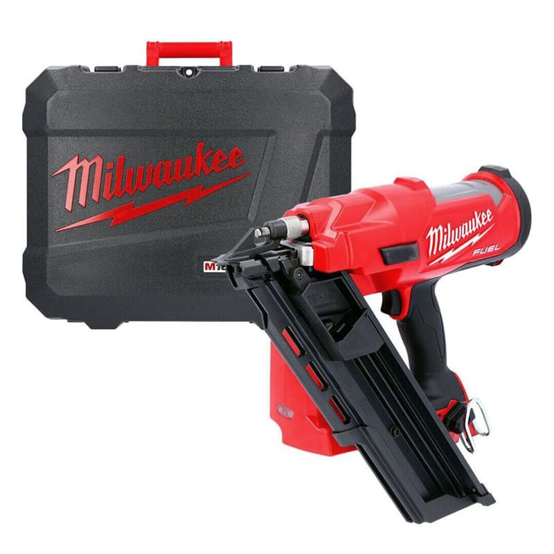 Купити Пістолет цвяхозабивний акумуляторний безщітковий MILWAUKEE, M18 FFN-0C, 50-90мм (каркас, кейс). Офіційний магазин Мілвокі Україна, фірмова гарантія з доставкою по Украіні