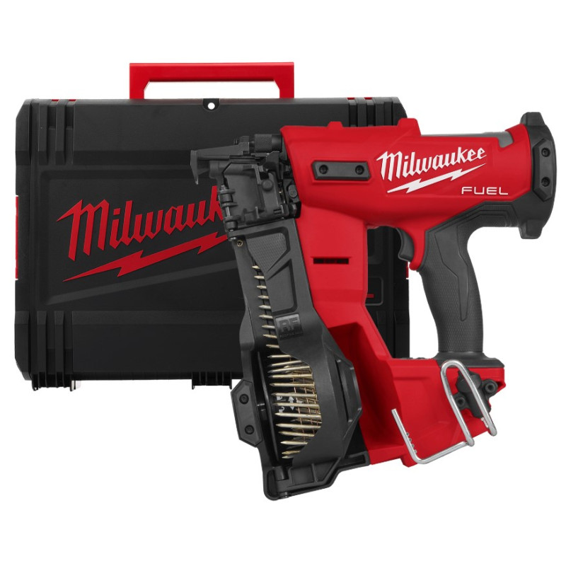Купити Пістолет цвяхозабивний акумуляторний безщітковий MILWAUKEE, M18 FRCN45-0X, 19-45мм (каркас, HDкейс). Офіційний магазин Мілвокі Україна, фірмова гарантія з доставкою по Украіні