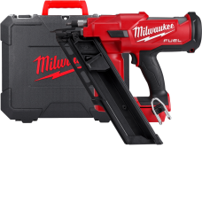 Купити Пістолет цвяхозабивний акумуляторний безщітковий MILWAUKEE, M18 FFN-0C, 50-90мм (каркас, кейс). Офіційний магазин Мілвокі Україна, фірмова гарантія з доставкою по Украіні