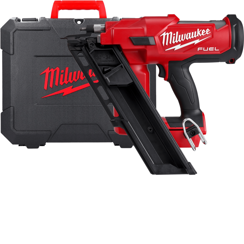 Купити Пістолет цвяхозабивний акумуляторний безщітковий MILWAUKEE, M18 FFN-0C, 50-90мм (каркас, кейс). Офіційний магазин Мілвокі Україна, фірмова гарантія з доставкою по Украіні