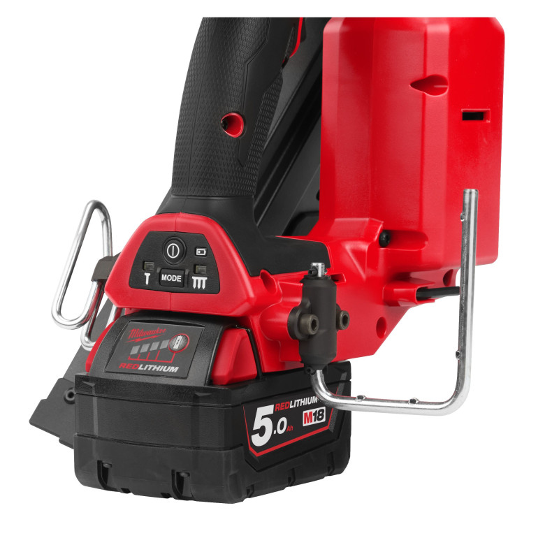 Купити Пістолет цвяхозабивний акумуляторний безщітковий MILWAUKEE, M18 FFN-502C, 50/90мм (зарядний пристрій M12-18 FC, 2 акумулятори М18 В5 5Аг, кейс). Офіційний магазин Мілвокі Україна, фірмова гарантія з доставкою по Украіні
