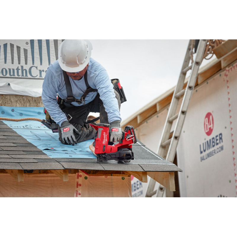 Купити Пістолет цвяхозабивний акумуляторний безщітковий MILWAUKEE M18 FRCN45-302X (зарядний пристрій M12-18 FC, 2 акумулятори М18 НВ3 3Аг, HDкейс). Офіційний магазин Мілвокі Україна, фірмова гарантія з доставкою по Украіні