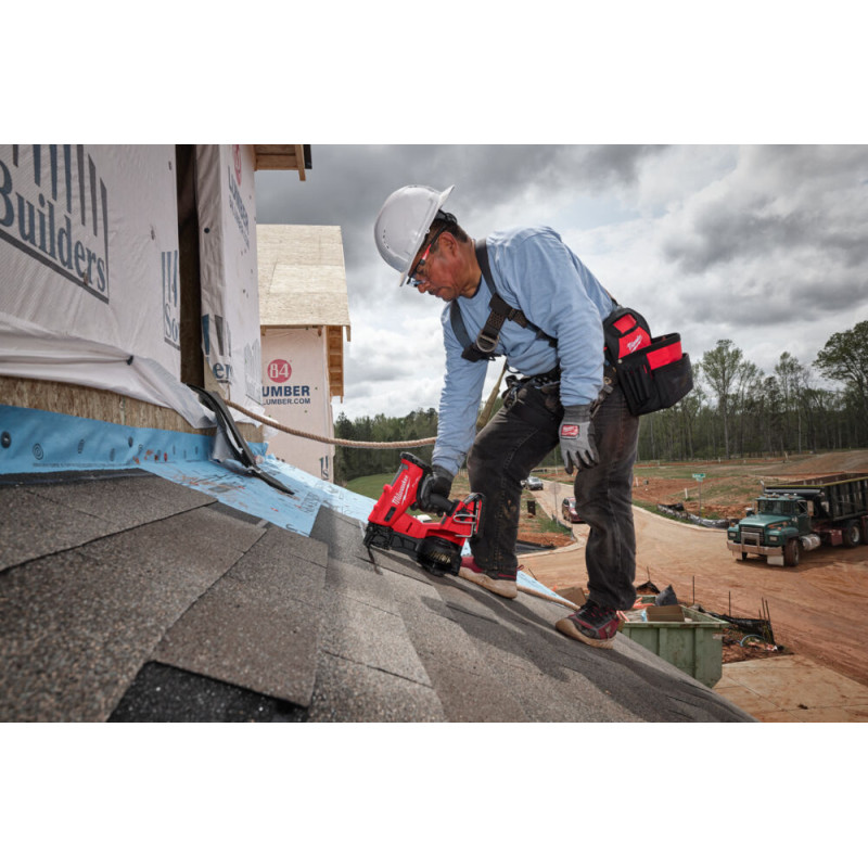 Купити Пістолет цвяхозабивний акумуляторний безщітковий MILWAUKEE M18 FRCN45-302X (зарядний пристрій M12-18 FC, 2 акумулятори М18 НВ3 3Аг, HDкейс). Офіційний магазин Мілвокі Україна, фірмова гарантія з доставкою по Украіні