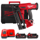 Купити Пістолет цвяхозабивний акумуляторний безщітковий MILWAUKEE, M18 FN16GA-202X (зарядний пристрій M12-18 FC, 2 акумулятори М18 В2 2Аг, HDкейс). Офіційний магазин Мілвокі Україна, фірмова гарантія з доставкою по Украіні
