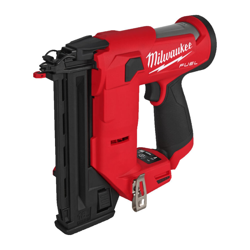 Купити Пістолет цвяхозабивний акумуляторний безщітковий MILWAUKEE, M12 FCN18GS-0X, 16-38мм (каркас, кліпса для ременя, HDкейс). Офіційний магазин Мілвокі Україна, фірмова гарантія з доставкою по Украіні