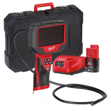 Купити Камера цифрова акумуляторна MILWAUKEE, M12 360IC12-201C, 1м (зарядний пристрій С12 С, 1 акумулятор 2Ач, кейс). Офіційний магазин Мілвокі Україна, фірмова гарантія з доставкою по Украіні
