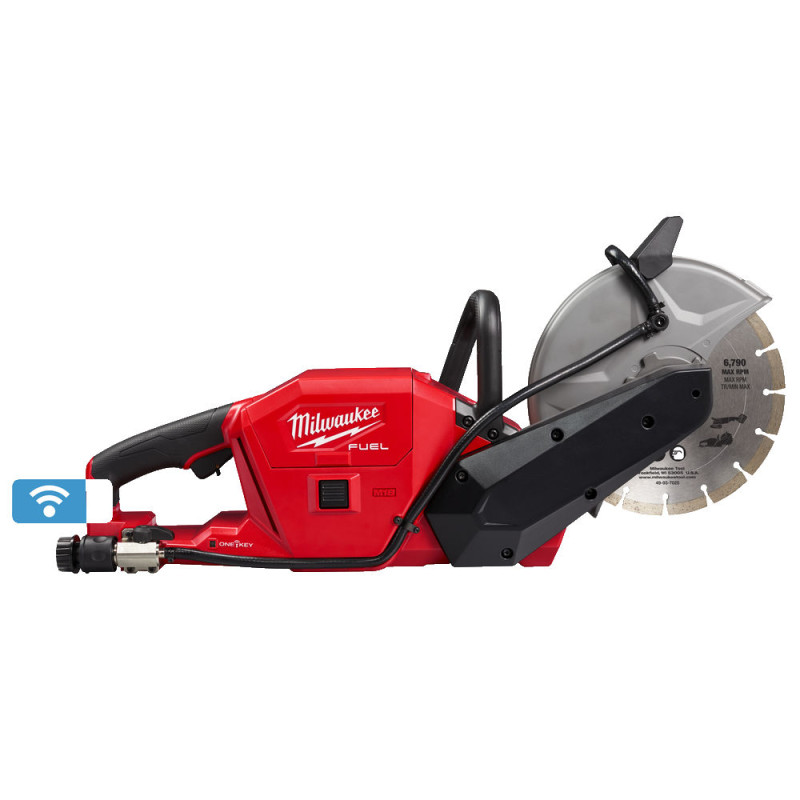 Купити Машина відрізна акумуляторна безщіткова MILWAUKEE, M18 FCOS230-121 діаметр 230мм (зарядний пристрій M12-18 FC, 1 акумулятор М18 FB12 12Аг, диск 230мм). Офіційний магазин Мілвокі Україна, фірмова гарантія з доставкою по Украіні