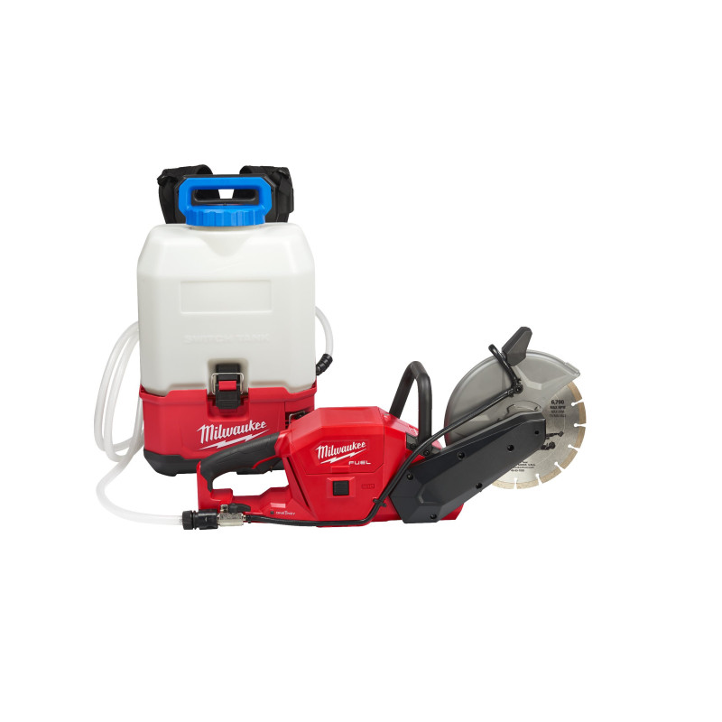 Купити Машина відрізна акумуляторна безщіткова MILWAUKEE, M18 FCOS230-121, діаметр 230мм (зарядний пристрій М12-18 FC, 1 акумулятор М18 НВ12 12Аг) (заміна на 4933499175). Офіційний магазин Мілвокі Україна, фірмова гарантія з доставкою по Украіні