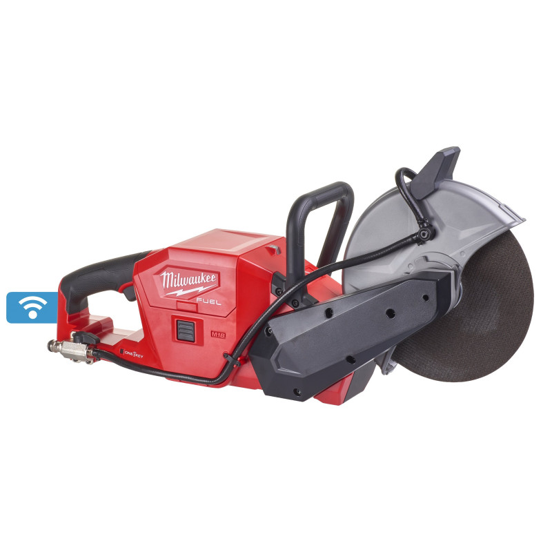 Купити Машина відрізна акумуляторна безщіткова MILWAUKEE, M18 FCOS230-121, діаметр 230мм (зарядний пристрій М12-18 FC, 1 акумулятор М18 НВ12 12Аг) (заміна на 4933499175). Офіційний магазин Мілвокі Україна, фірмова гарантія з доставкою по Украіні