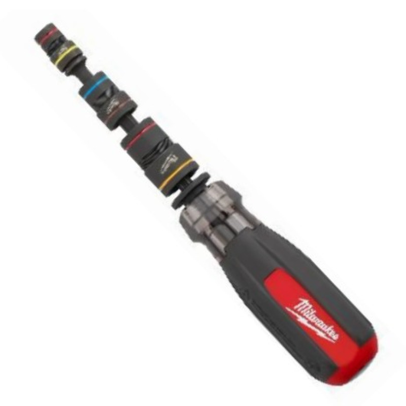 Купити Ключ-викрутка магнітна з торцевими насадками 6-в-1 ShW MILWAUKEE Impact Multi-Nut Driver. Офіційний магазин Мілвокі Україна, фірмова гарантія з доставкою по Украіні