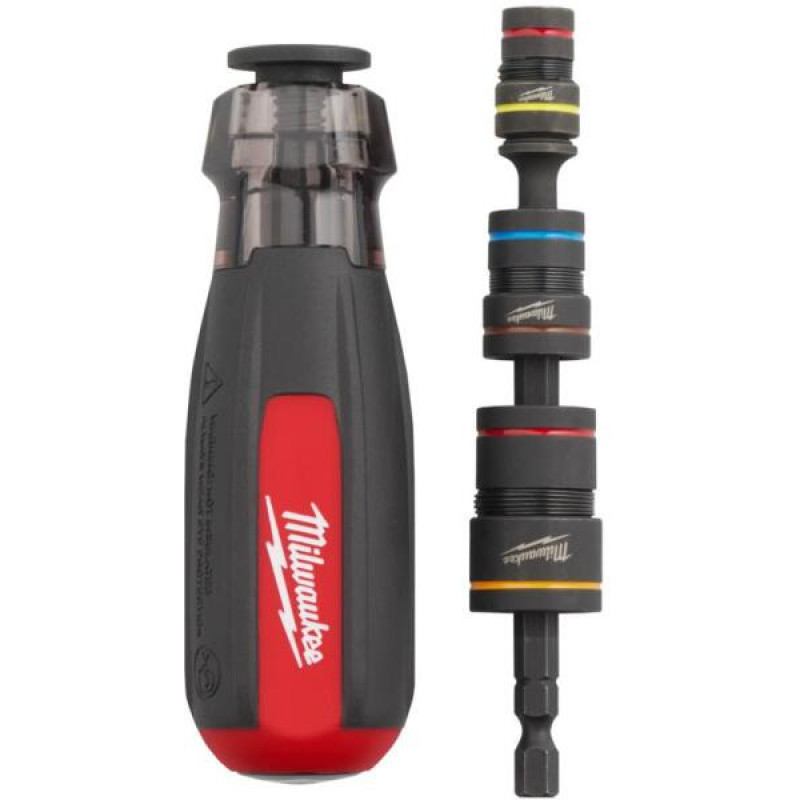 Купити Ключ-викрутка магнітна з торцевими насадками 6-в-1 ShW MILWAUKEE Impact Multi-Nut Driver. Офіційний магазин Мілвокі Україна, фірмова гарантія з доставкою по Украіні