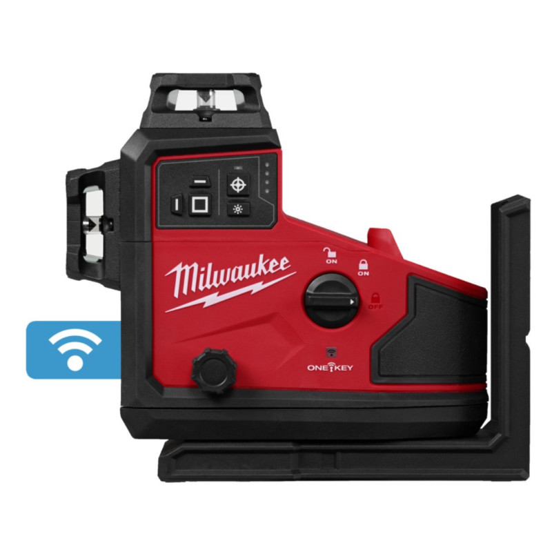 Купити Нівелір 3D лазерний акумуляторний MILWAUKEE, M12 A3PLO-0С  (360 градусів, зелений промінь) (каркас, кейс). Офіційний магазин Мілвокі Україна, фірмова гарантія з доставкою по Украіні