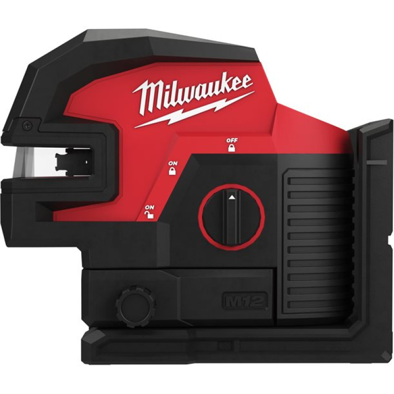 Купити Нівелір лінійно-точковий лазерний акумуляторний MILWAUKEE, M12 CLL4P-0C, зелений промінь (кейс). Офіційний магазин Мілвокі Україна, фірмова гарантія з доставкою по Украіні