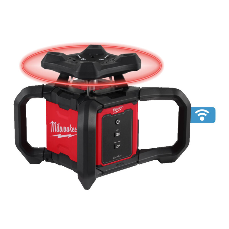 Купити Рівень лазерний ротаційний акумуляторний MILWAUKEE M18 RLOH600-201C 600м. Офіційний магазин Мілвокі Україна, фірмова гарантія з доставкою по Украіні