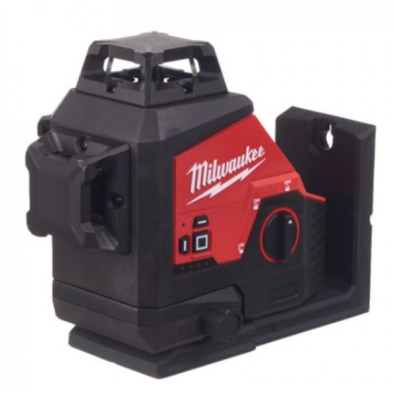 Купити Нівелір 3D лазерний акумуляторний MILWAUKEE, M12 3PL-0C (360 градусів, зелёный луч) (каркас, аксесуари, кейс). Офіційний магазин Мілвокі Україна, фірмова гарантія з доставкою по Украіні