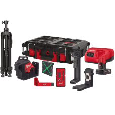 Купити Нівелір лазерний 3D акумуляторний MILWAUKEE, M12 3PLKIT-401P  (360 градусів, зелений промінь) (заміна на 4933499379). Офіційний магазин Мілвокі Україна, фірмова гарантія з доставкою по Украіні