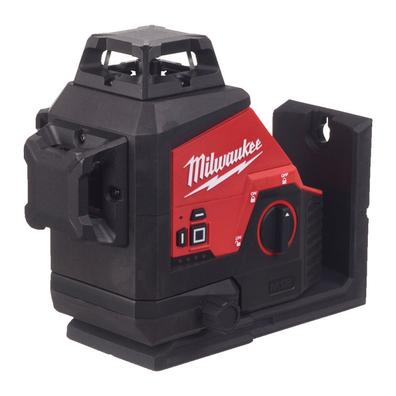 Купити Нівелір лазерний 3D акумуляторний MILWAUKEE, M12 3PLKIT-401P  (360 градусів, зелений промінь) (заміна на 4933499379). Офіційний магазин Мілвокі Україна, фірмова гарантія з доставкою по Украіні