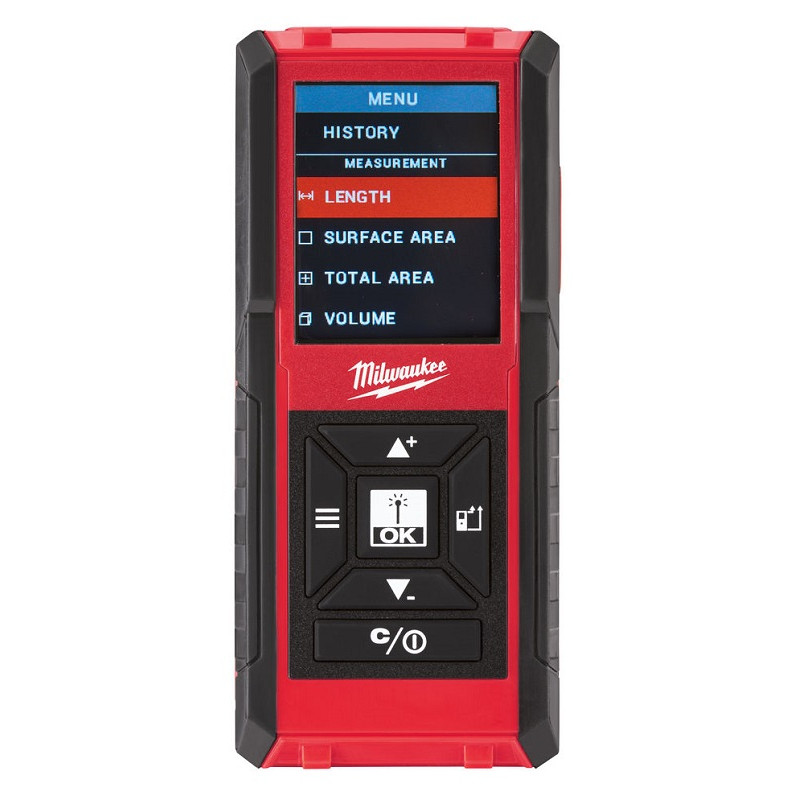 Купити Далекомір лазерний MILWAUKEE, LDM100, (100м). Офіційний магазин Мілвокі Україна, фірмова гарантія з доставкою по Украіні