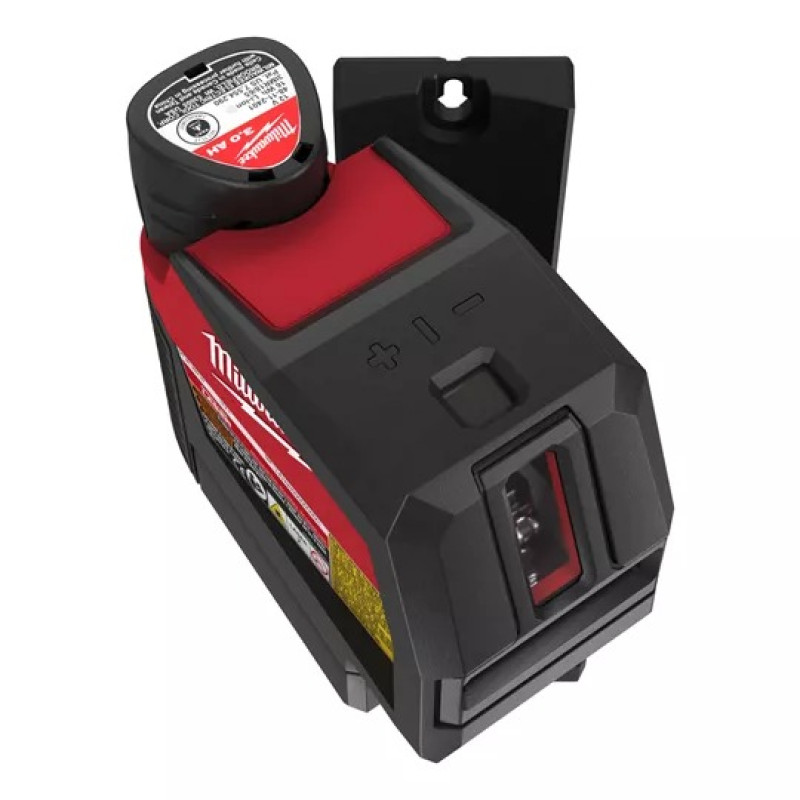 Купити Нівелір лазерний лінійно-точковий акумуляторний MILWAUKEE M12 CLLP-301C (зелений промінь). Офіційний магазин Мілвокі Україна, фірмова гарантія з доставкою по Украіні