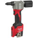 Купити Заклепочник акумуляторний MILWAUKEE, M12 BPRT-201X діаметр заклепок 2,4-4,8мм (зарядний пристрій С12 С, 1 акумулятор М12 В2 2Аг, 4 накінечника, ключ, кліпса для реміня, HDкейс). Офіційний магазин Мілвокі Україна, фірмова гарантія з доставкою по Украіні