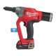 Купити Заклепочник акумуляторний безщітковий MILWAUKEE M18 ONEFPRT-202X, діаметр заклепок 4,8-7,0мм (зарядний.пристрій М12-18 FC, 2 акумулятори М18 В2 2Аг, HDкейс). Офіційний магазин Мілвокі Україна, фірмова гарантія з доставкою по Украіні
