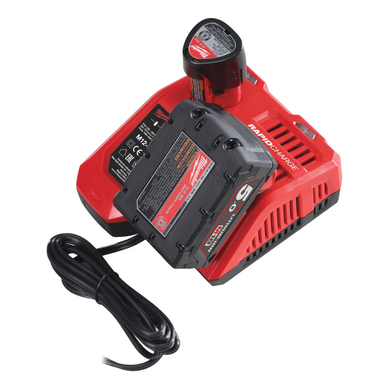 Купити Зарядний пристрій MILWAUKEE, M12-18 FC TURBO. Офіційний магазин Мілвокі Україна, фірмова гарантія з доставкою по Украіні