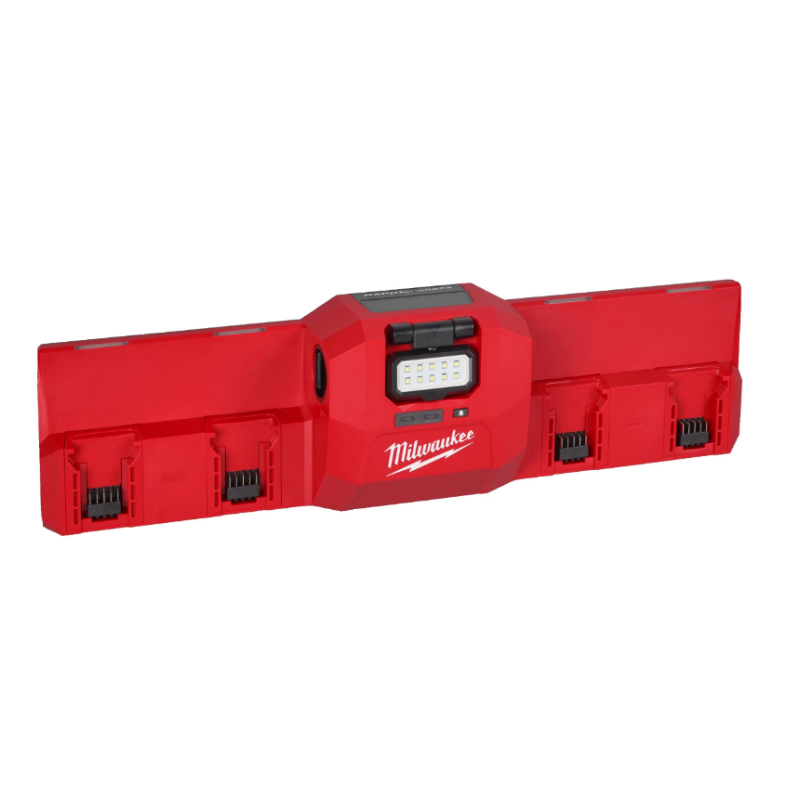 Купити Зарядний пристрій MILWAUKEE, M12-18 GBC4 (4хМ18, 2хМ12, ліхтар). Офіційний магазин Мілвокі Україна, фірмова гарантія з доставкою по Украіні