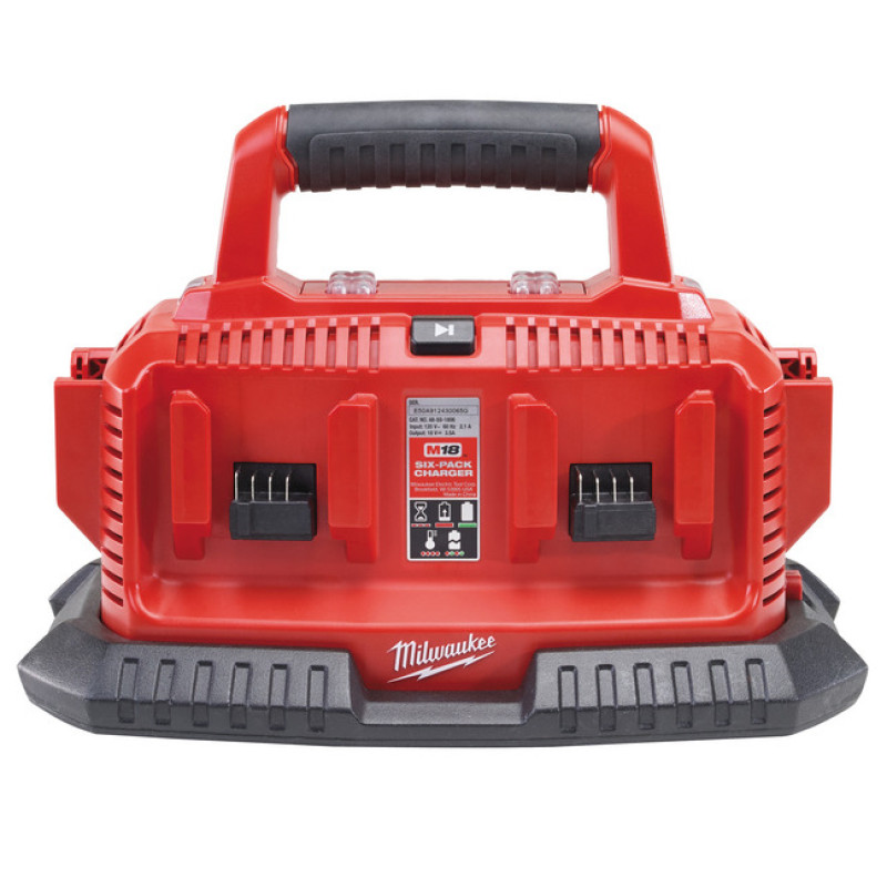 Купити Зарядний пристрій MILWAUKEE, M14-18 C6 (для 6 акумуляторів). Офіційний магазин Мілвокі Україна, фірмова гарантія з доставкою по Украіні