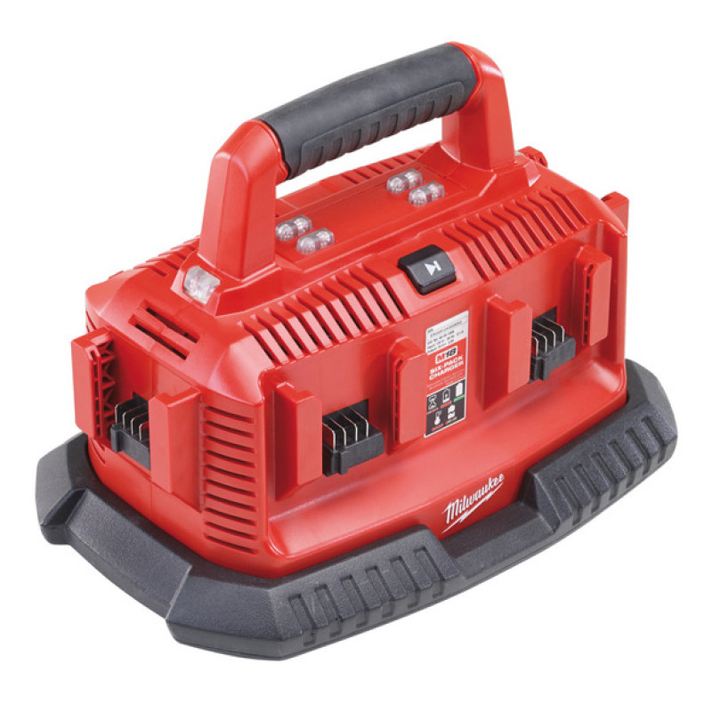 Купити Зарядний пристрій MILWAUKEE, M14-18 C6 (для 6 акумуляторів). Офіційний магазин Мілвокі Україна, фірмова гарантія з доставкою по Украіні
