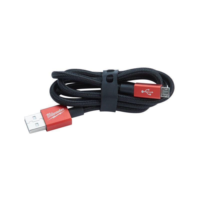 Купити Зарядний пристрій Micro-USB MILWAUKEE, QUSB, 220В. Офіційний магазин Мілвокі Україна, фірмова гарантія з доставкою по Украіні