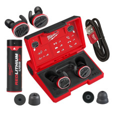 Купити Навушники акумуляторні для работы, с захистом слуху MILWAUKEE L4 RLEPB-301 USB Bluetooth. Офіційний магазин Мілвокі Україна, фірмова гарантія з доставкою по Украіні