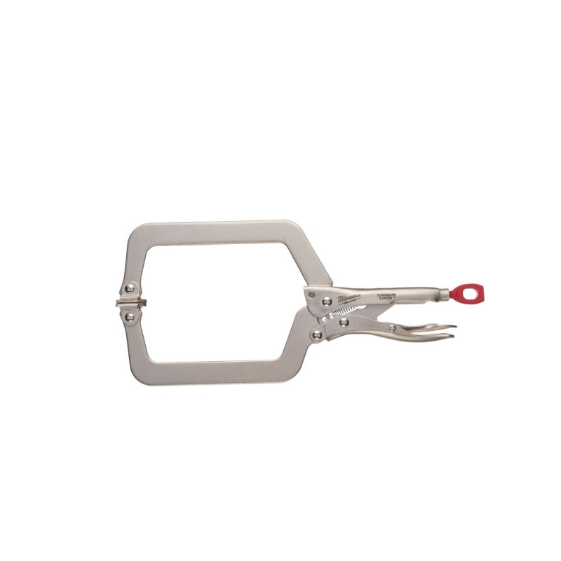 Купити Затискач-струбцина тип С Torque Lock MILWAUKEE, 88х114мм (шарнірні губки), 230мм. Офіційний магазин Мілвокі Україна, фірмова гарантія з доставкою по Украіні