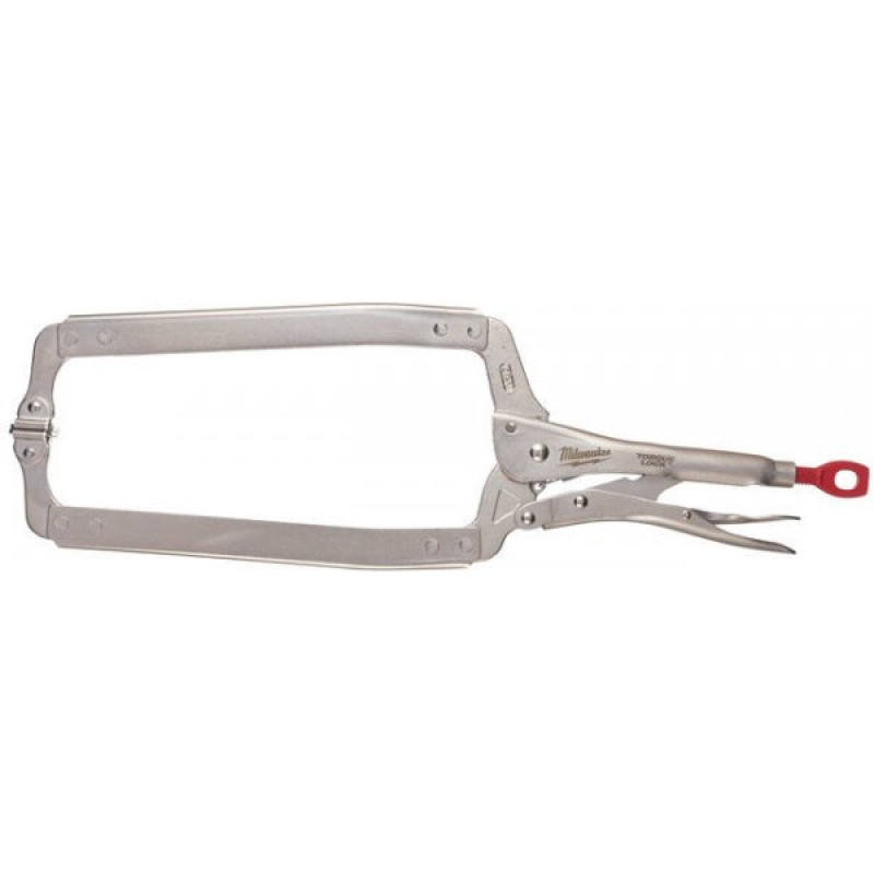 Купити Затискач-струбцина тип С Torque Lock MILWAUKEE, 170х208мм (шарнирні губки), 480мм. Офіційний магазин Мілвокі Україна, фірмова гарантія з доставкою по Украіні