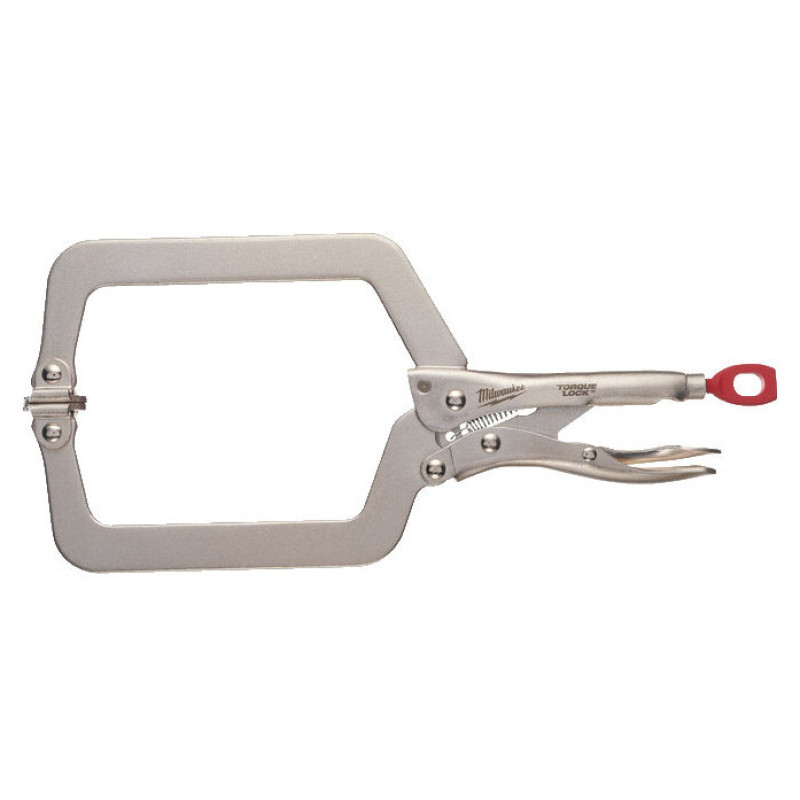 Купити Затискач-струбцина тип С Torque Lock MILWAUKEE, 88х114мм (шарнірні губки), 230мм. Офіційний магазин Мілвокі Україна, фірмова гарантія з доставкою по Украіні